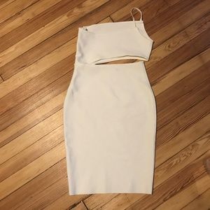 Dresses - White Side Cut Out Tube Dress Size M - 3/$20 Dresses - White Side Cut Out Tube Dress Size M - 3/$20